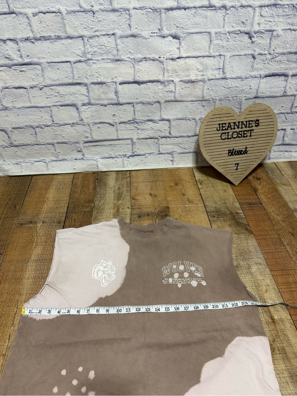Darc sport  wolves oversized t shirt with flaws XL - Picture 7 of 9